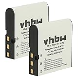 vhbw 2X Akku kompatibel mit Kodak Pixpro AZ521, AZ522, AZ521 Astro Zoom, AZ501 Astro Zoom, AZ501, AZ421…