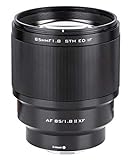 X-Mount Auto-Fokus 85mm F1.8 STM Prime Objektiv, Vollformat Objektiv mit großer Blende für Fujifilm…