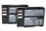 vhbw 2X Akku kompatibel mit Pentax K-1 Mark II, K-01, K-7 D-SLR, K-5, K-5 II, K-5, K-3 IIs, K645D Kamera…