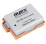 ayex LP-E5 Li-Ion-Akku Passend für z.B. Canon EOS 450D, 500D, 1000D, Rebel Xsi, Rebel T1i, Rebel XS…