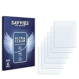Savvies 6 Stück Schutzfolie für Olympus Voice- & Music-Recorder LS-100 Displayschutz-Folie Ultra-Transparent