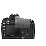 Slabo 2 x Displayschutzfolie kompatibel mit Canon EOS 5D Mark II Displayfolie Schutzfolie Folie Crystal…