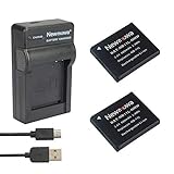 Newmowa Ersatz Akku NB-11L (2er Pack) und Tragbar Micro USB Ladegerät Kit für Canon PowerShot A2300…