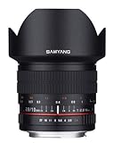 Samyang 10 mm F2.8 ED AS NCS CS Ultra Weitwinkelobjektiv für Pentax K und Samsung K Mount Digital SLR…