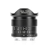 7artisans 12mm F2.8 APS-C spiegellose Kameras Handbuch Festes Objektiv für Fuji X-A1 X-A10 X-A2