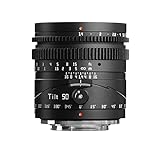 TTArtisan 50mm f1.4 Tilt Lens Full Frame Manuelle Porträt Objektive Große Blende Kompatibel mit Fuji…