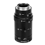 Zoom-Kameraobjektiv, 1,3 MP Zoom, CCTV-Objektiv, CS-Halterung, manuelle Blende, 5–100 mm, Aluminiumlegierung,…
