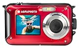 AgfaPhoto Photo Realishot WP8000 - wasserdichte Digitalkamera (24 MP, Full HD-Video, Dual-LCD-Bildschirm,…