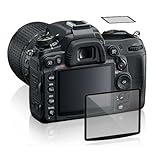 Maxsimafoto - Displayschutz für Nikon D7200, D7100, Kratz- und stoßfest, 1 Stück.