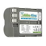 Akku-King Akku kompatibel mit Nikon EN-EL3e, EN-EL3e-2 - Li-Ion 2250mAh - für D100 SLR, DSLR D700, D50,…