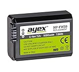 ayex NP-FW50 Qualitäts Li-Ion-Akku für z.B. Sony NEX 7, Alpha A7 und Cybershot RX-10 - Leistungsstark…