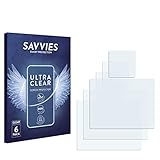 Savvies 6 Stück Schutzfolie für GoPro Hero 4 Silver Displayschutz-Folie Ultra-Transparent