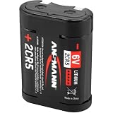 ANSMANN Lithium Batterie 2CR5 / 6V Li Fotobatterie mit Langer Haltbarkeit/Unempfindlich gegen Extremtemperaturen/Ideal…