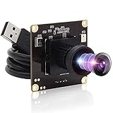 Svpro Ultra HD 4K USB-Kameramodul mit Mikrofon, Mini-Kameraplatine mit 170 Grad Fisheye-Objektiv USB-Webcam…