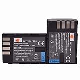 DSTE 2-Pack Ersatz Batterie Akku for Panasonic DMW-BLF19E Lumix DMC-GH3 DMC-GH3A DMC-GH3AGK DMC-GH3GK…