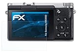 atFoliX Schutzfolie kompatibel mit Samsung NX3000 Folie, ultraklare FX Displayschutzfolie (3X)
