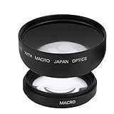 Kameraobjektiv, 52 mm 0,45-Fach Weitwinkel-Universalkonvertierungs-Makroobjektiv für Canon/für Nikon/für…