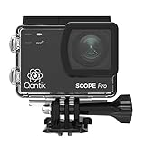 Qantik Scope Pro Kamera Sport-Unisex Erwachsene, schwarz