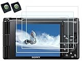 Displayschutz Displayschutzfolie für Sony ZV-1 ZV1 Kamera mit Blitzschuh-Abdeckung, 0,3 mm, High-Definition,…