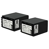 EXTENSILO 2X Akku kompatibel mit Sony PXW-Z90V Kamera (3300 mAh, 7,4 V, Li-Ion)