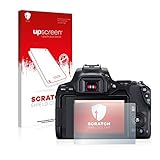 upscreen Schutzfolie für Canon EOS 250D – Kristall-klar, Kratzschutz, Anti-Fingerprint