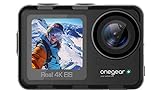 OnegerPro Thunder 4 K 60 fps Action-Travel-Kamera mit professionellem 6-Achsen-Stabilisator, 5 m + Gehäuse…
