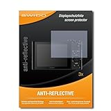 SWIDO Displayschutzfolie für Sony Cybershot DSC-WX500 [3 Stück] Anti-Reflex MATT Entspiegelnd, Extrem…