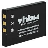 vhbw Akku Ersatz für HP L1812A, R07 für Kamera (1000 mAh, 3,6 V, Li-Ion)