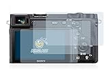 BROTECT Panzerglasfolie für Sony Alpha 6600 (3 Stück) Schutzglas Schutzfolie [Extrem Kratzfest 9H, Anti-Fingerprint,…