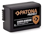 PATONA Protect Akku DMW-BMB9 E DMW BMB9E (895mAh) mit NTC Sensor und V1 Gehäuse - Kompatibel mit Panasonic…
