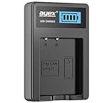 ayex USB-Ladegerät für Canon LP-E17 Akkus - Laden über USB Netzstecker, Laptop, Power Bank oder PC -…