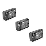 vhbw 3X Akku kompatibel mit Blackmagic Micro Studio Camera 4K, Micro Cinema Camera 4K Kamera (1300 mAh,…