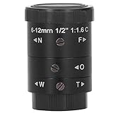Weitwinkel-Zoomobjektiv KP-0612 3MP 6-12 mm Universal-HD-Kameraobjektiv C-Mount-Kameraobjektiv Industrielles…