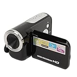 Videokamera Camcorder, HD 1080P 16MP Camcorder mit 16 fachem Zoom, 2 Zoll TFT Bildschirm Vlogging Kamera,…