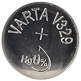 VARTA Batterien V329/SR731 Knopfzelle, 1 Stück, Silver Coin, 1,55V, für elektronische Kleingeräte -…