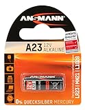 ANSMANN Alkaline Batterie A23 (12V) für Garagentoröffner, Alarmanlage, Funkauslöser für Kamera, Messgeräte,…