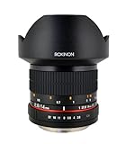 Rokinon FE14M-P 14 mm F2.8 Ultra Wide Fixed Lens for Pentax (Schwarz)