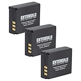 EXTENSILO 3X Akku kompatibel mit Panasonic Lumix DMC-TZ4, DMC-TZ3, DMC-TZ11, DMC-TZ2, DMC-TZ1, DMC-TZ15…