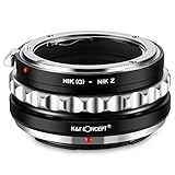 K&F Concept Nikon G-NIK Z Bajonettadapter Objektiv Ring für Nikon G/F/AI/D Objektive auf Nikon Z 7 und…