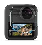 HUIPUXIANG Displayschutz Displayschutzfolie für GoPro MAX wasserdichte 360 Action-Kamera [3 Stück] 0,3…