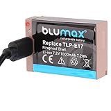 Blumax Akku LP-E17 USB-Typ C Eingang 1000mAh kompatibel mit Canon EOS RP R8 R10 R100 77D 200D 250D 750D…