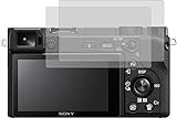 4ProTec I 2X Crystal Clear klar Schutzfolie für Sony Alpha 6400 Displayschutzfolie Bildschirmschutzfolie…