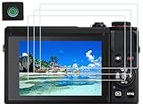 HUIPUXIANG Displayschutz Displayschutzfolie für Canon PowerShot G7 X G7X Mark III Digital, 0,3 mm, High-Definition,…