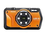 RICOH WG-6 Orange Wasserdichte Kamera Hochauflösende Bilder mit 20 MP 3-Zoll-LCD Wasserdicht bis 20…