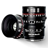 Meike 100 mm T2.1 S35 Weitwinkelobjektiv für Canon EF Mount und Cine Camcorder EOS C100 Mark II, EOS…