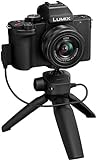 Panasonic LUMIX DC-G100VEB-K Vlogging Kamera mit LUMIX G Vario 12-32mm f3.5-5.6 und SHGR1 Stativgriff