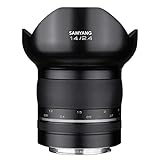 Samyang 8041 XP 14mm F2.4 Nikon F - manuelles Ultraweitwinkel Objektiv, 14 Festbrennweite für Vollformat…