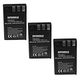 EXTENSILO 3X Akku kompatibel mit Nikon D40x DSLR, D40 SLR, D3000, D60 DSLR, D5000 Kamera (1000 mAh,…