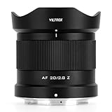 VILTROX 20 mm F2,8 Z für Nion Z-Mount, 20 mm f/2.8 Z-Mount Vollformat-AF-Objektiv für Nikon Z-Mount,…