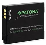 PATONA Premium Ersatz für Akku Panasonic DMW BCM13E BCM13 E (echte 1100mAh) zu Panasonic Lumix DMC FT5…